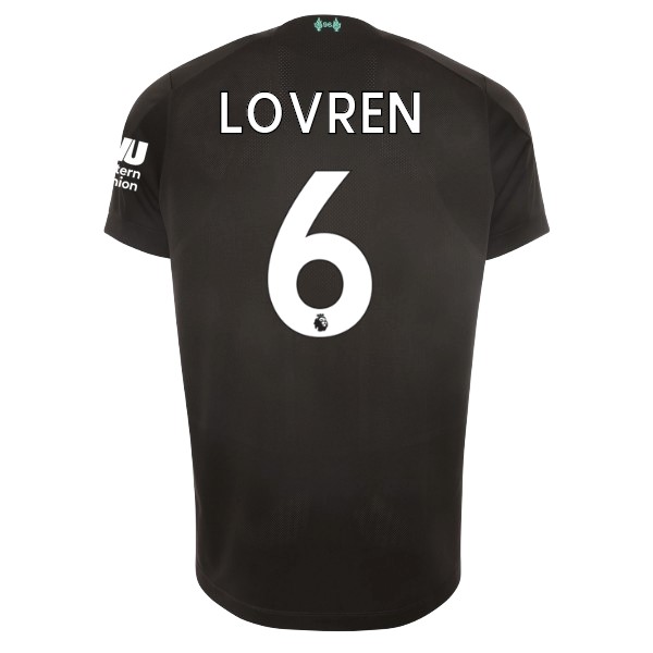 Trikot Liverpool NO.6 Lovren Ausweich 2019-20 Schwarz Fussballtrikots Günstig